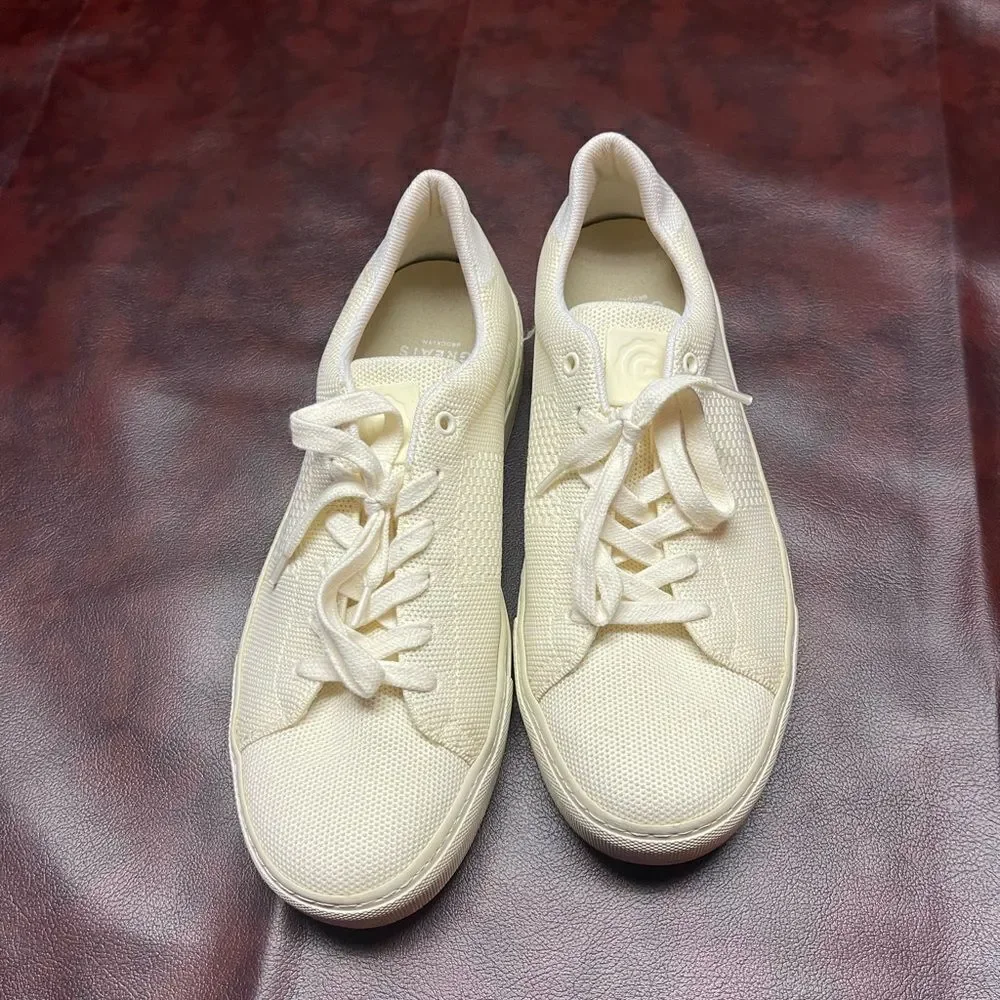 GREATS royal knit sneakers off white size 10‎